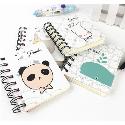 2018 Kawaii Cute PVC Daily Weekly Planner Spiral Notebook Day Plan Diary Notebook Time Organizer School Supplies Agenda