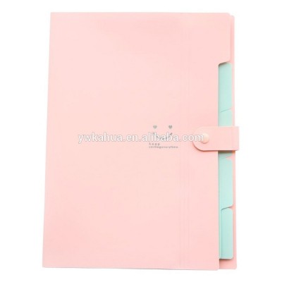 Skydue Letter A4 Paper Expanding File Folder Pockets Accordion Document Organizer (Pink) file folder document bag