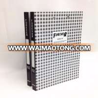 Handmade hardcover paper file folder with clips