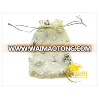 organza gift bags/organza pouch printed bags