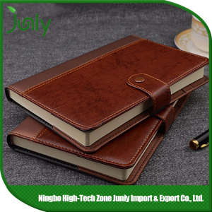 Vintage Leather Custom Notebook Printing School Diary Notebook